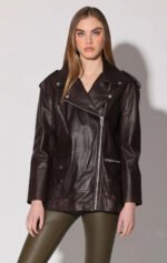 Emery Mocha Jacket Leather