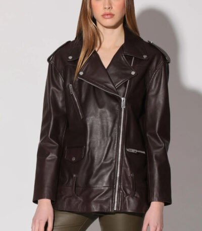 Emery Mocha Jacket Leather