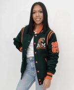 Florida A&M FAMU Wool Unisex Varsity Jacket