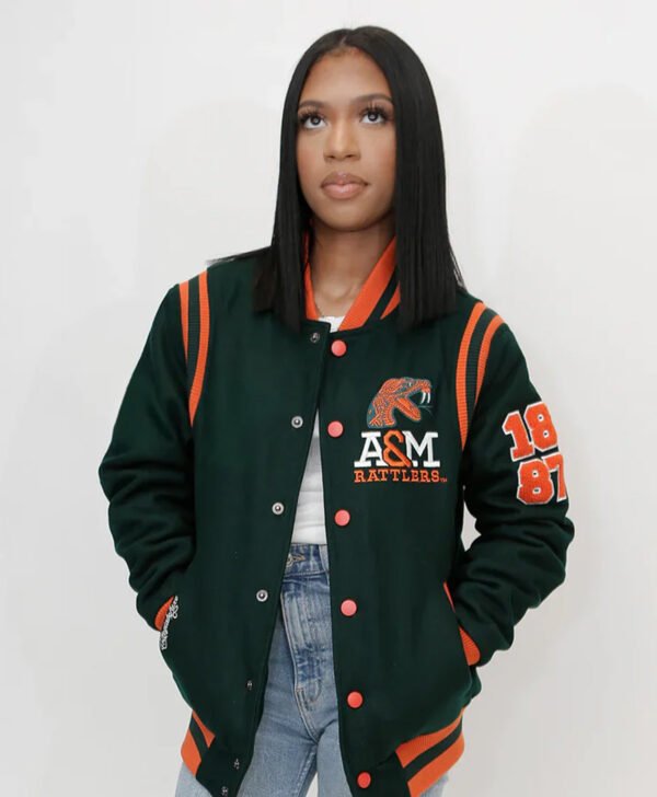 Florida A&M FAMU Wool Unisex Varsity Jacket