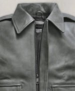 Harbor Gray Kendall Jenner Leather Jacket