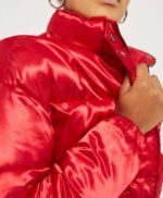 High School Puffer Chicago Bulls Red Jacket