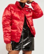 High School Puffer Chicago Bulls Red Jacket