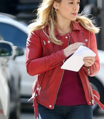 Hilary Duff Leather Jacket For Women