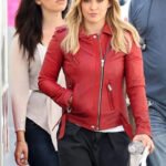 Hilary Duff Leather Jacket For Women