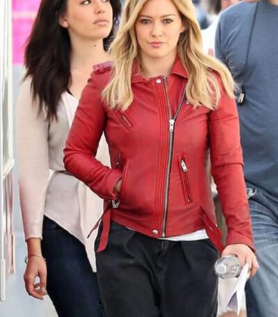Hilary Duff Leather Jacket For Women