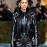 Irina Shayk Met Gala 2023 Leather Jacket