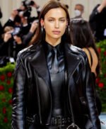 Irina Shayk Met Gala 2023 Leather Jacket
