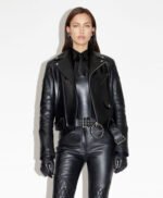 Irina Shayk Met Gala 2023 Leather Jacket