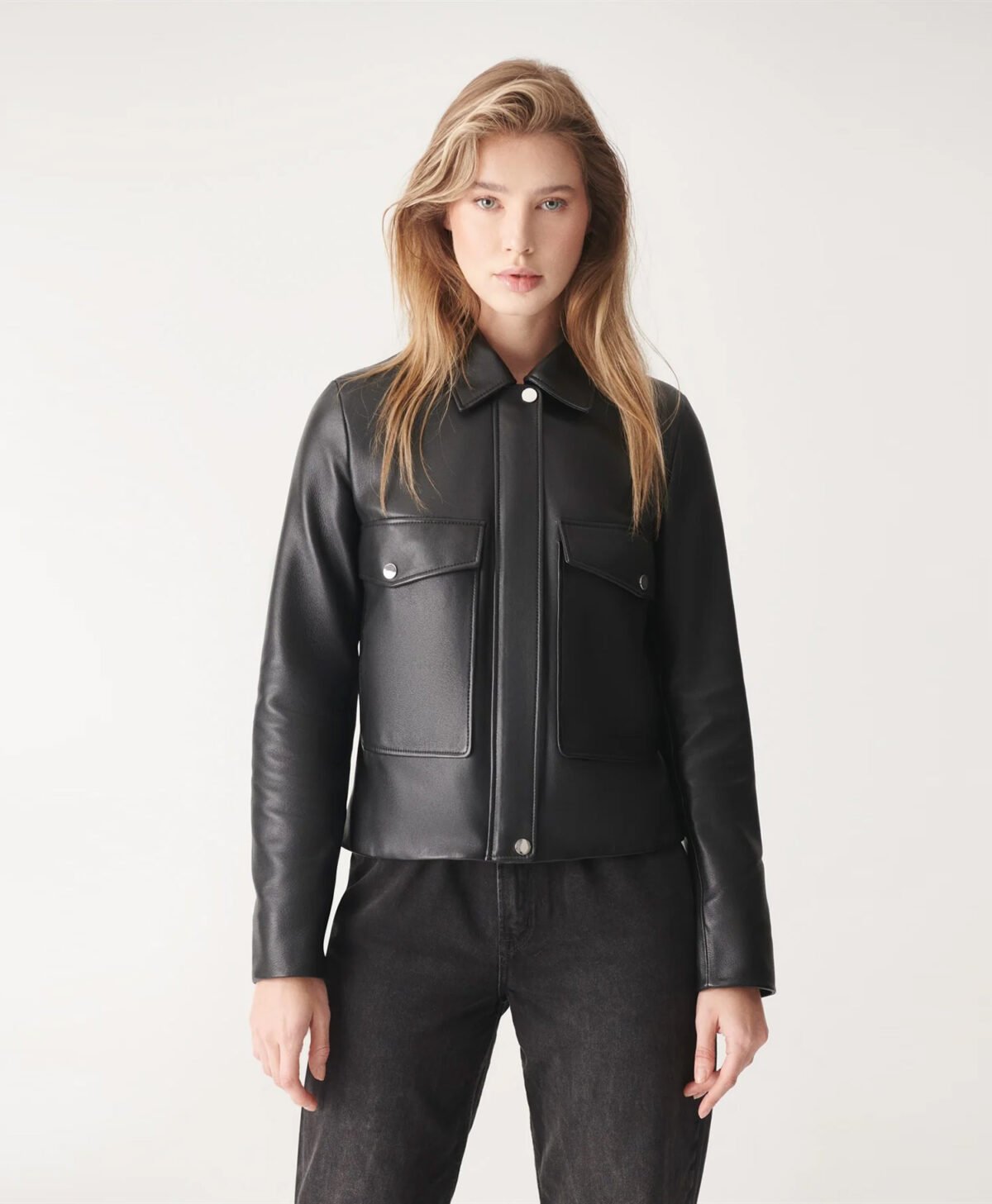 JULIET Black Women Leather Jacket