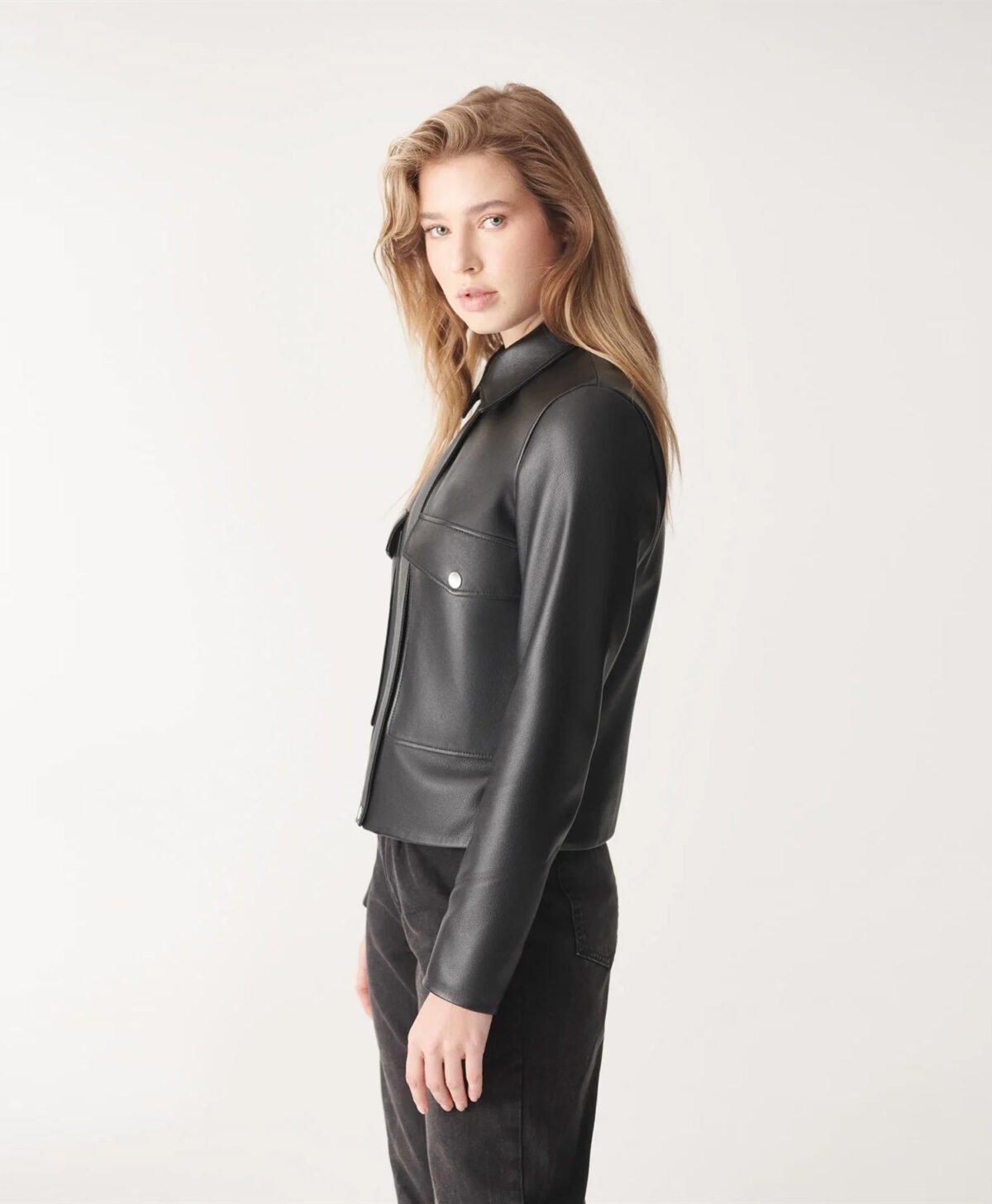 JULIET Black Women Leather Jacket