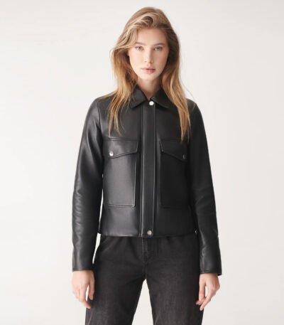 JULIET Black Women Leather Jacket