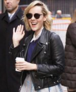 Jena Malone Black Leather Jacket