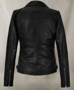 Jena Malone Black Leather Jacket