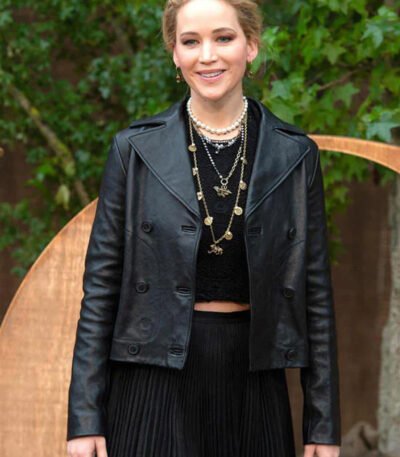 Jennifer Lawrence Leather Jacket