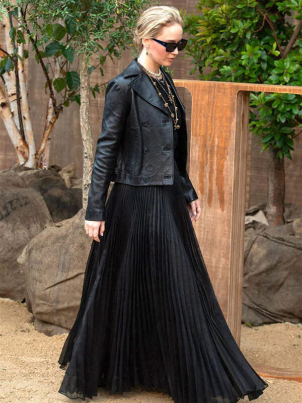 Jennifer Lawrence Leather Jacket