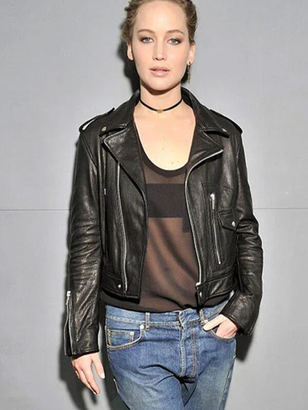 Jennifer Lawrence Leather Jacket By MJH