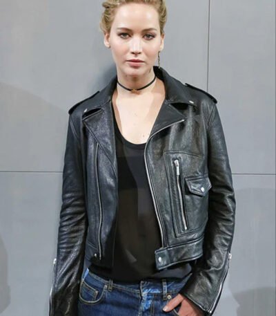 Jennifer Lawrence Leather Jacket By MJH