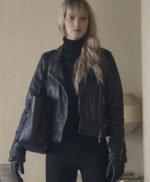 Jennifer Lawrence Black Sparrow Leather Jacket