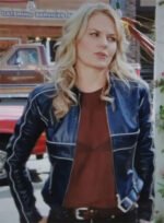 Jennifer Morrison Once Upon A Time Blue Leather Jacket
