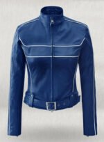 Jennifer Morrison Once Upon A Time Blue Leather Jacket