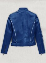 Jennifer Morrison Once Upon A Time Blue Leather Jacket