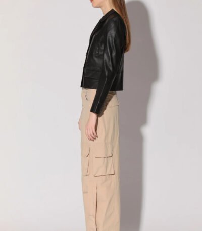 Karter Black Leather Jacket