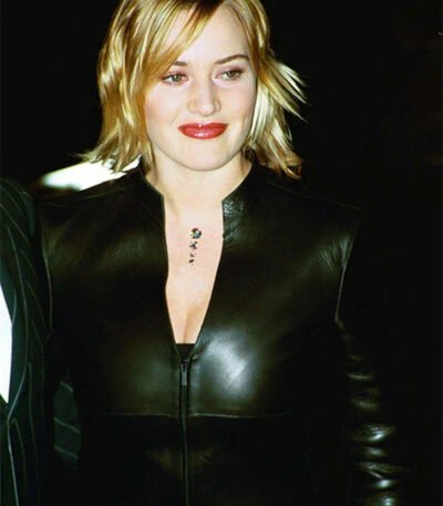 Kate Winslet Holy Smoke London Premiere Leather Jacket
