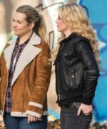 Kathryn Newton Supernatural Black Leather Jacket