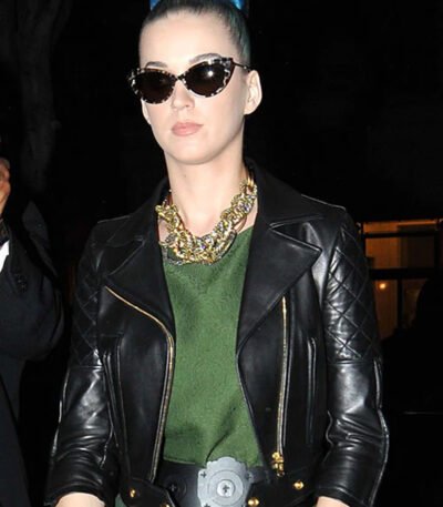 Katy Perry Black Leather Jacket