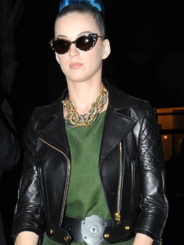 Katy Perry Black Leather Jacket
