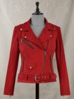 Once Upon a Time Emma Swan Suede Leather Jacket