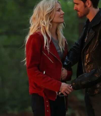 Once Upon a Time Emma Swan Suede Leather Jacket
