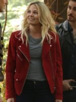 Once Upon a Time Emma Swan Suede Leather Jacket