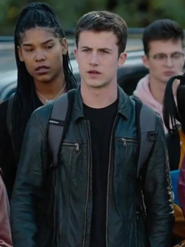 13 Reasons Why Leather Jacket Worn By Dylan Minnette