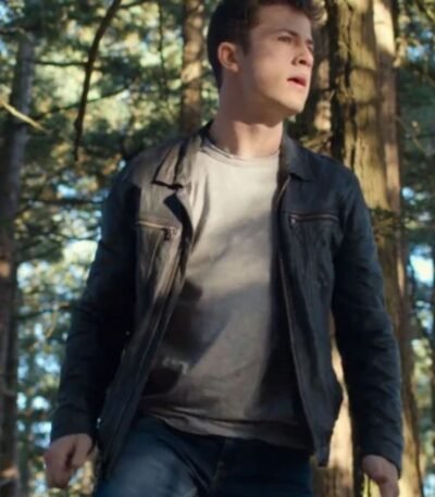 13 Reasons Why Leather Jacket Worn By Dylan Minnette