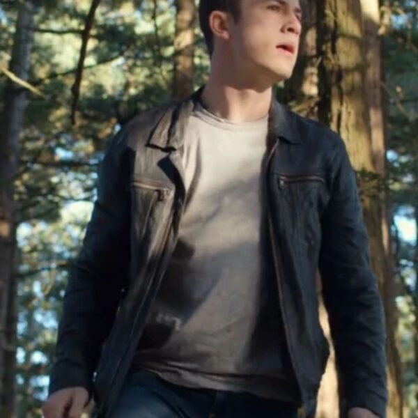 13 Reasons Why Leather Jacket Worn By Dylan Minnette