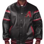 MLB Arizona Diamondbacks Leather Jacket