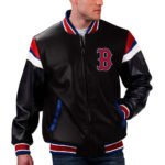 MLB Boston Red Sox Leather Jacket