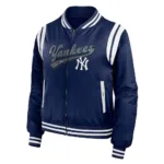 New York Yankees Navy Bomber Full-Zip Jacket