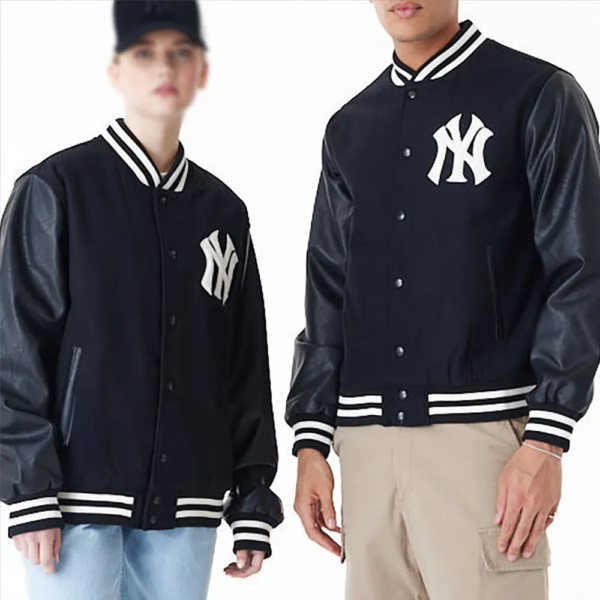 2009 NY Yankees World Series Black Varsity Jacket