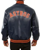 MLB Houston Astros Leather Jacket Men and Women