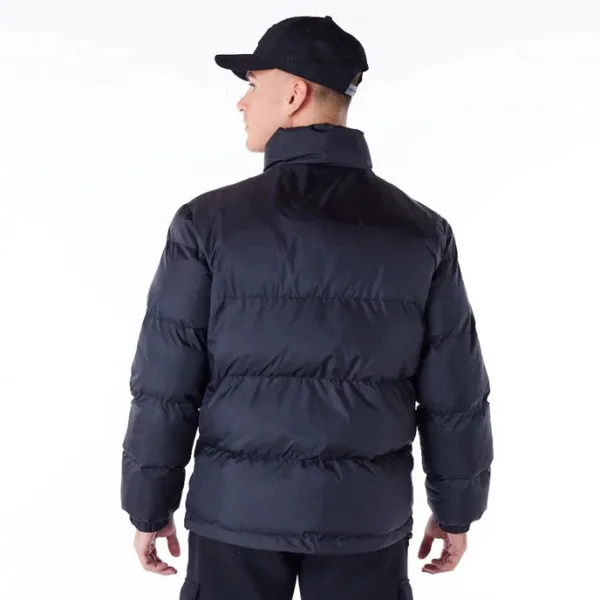 New York Yankees MLB Black Nylon Puffer Jacket Men and Women