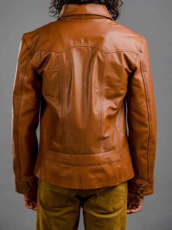 1900's Look Style Leather Jacket For Men