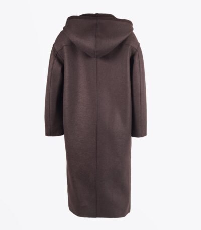 Women's Italian Style Hooded Soft Wool Coat