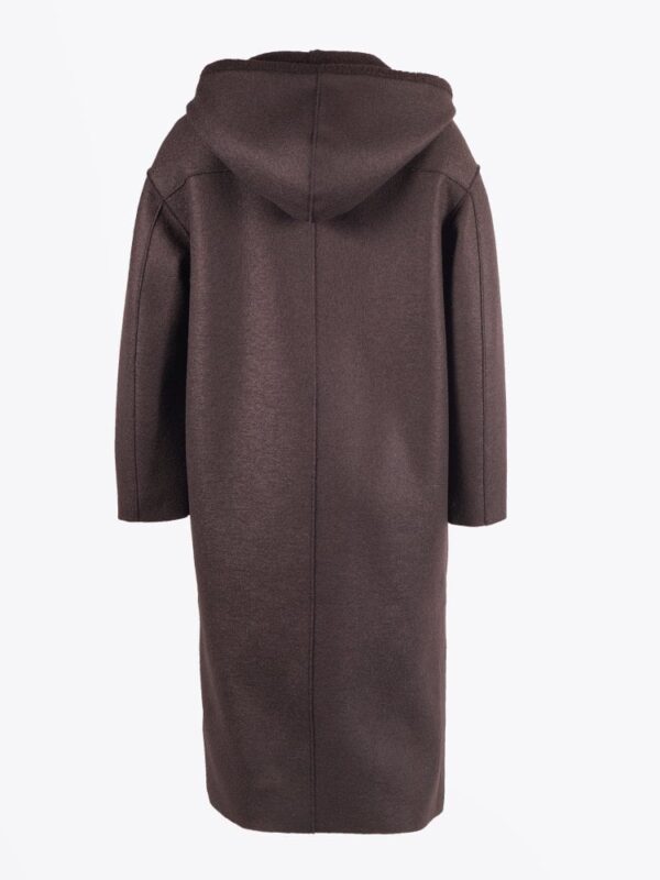 Women's Italian Style Hooded Soft Wool Coat