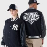 2009 NY Yankees World Series Black Varsity Jacket