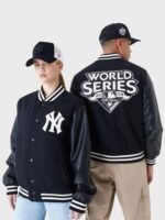 2009 NY Yankees World Series Black Varsity Jacket