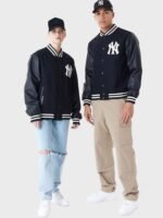 2009 NY Yankees World Series Black Varsity Jacket