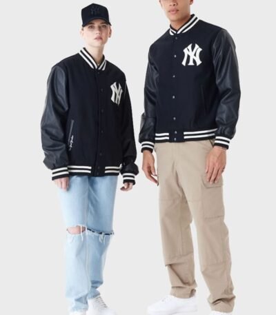2009 NY Yankees World Series Black Varsity Jacket